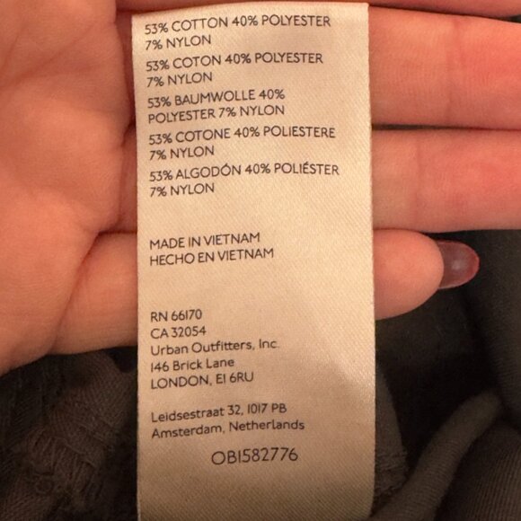 Urban Outfitters Standard Cloth Men's Size XL Technical Nylon Cargo Pant - Picture 7 of 8